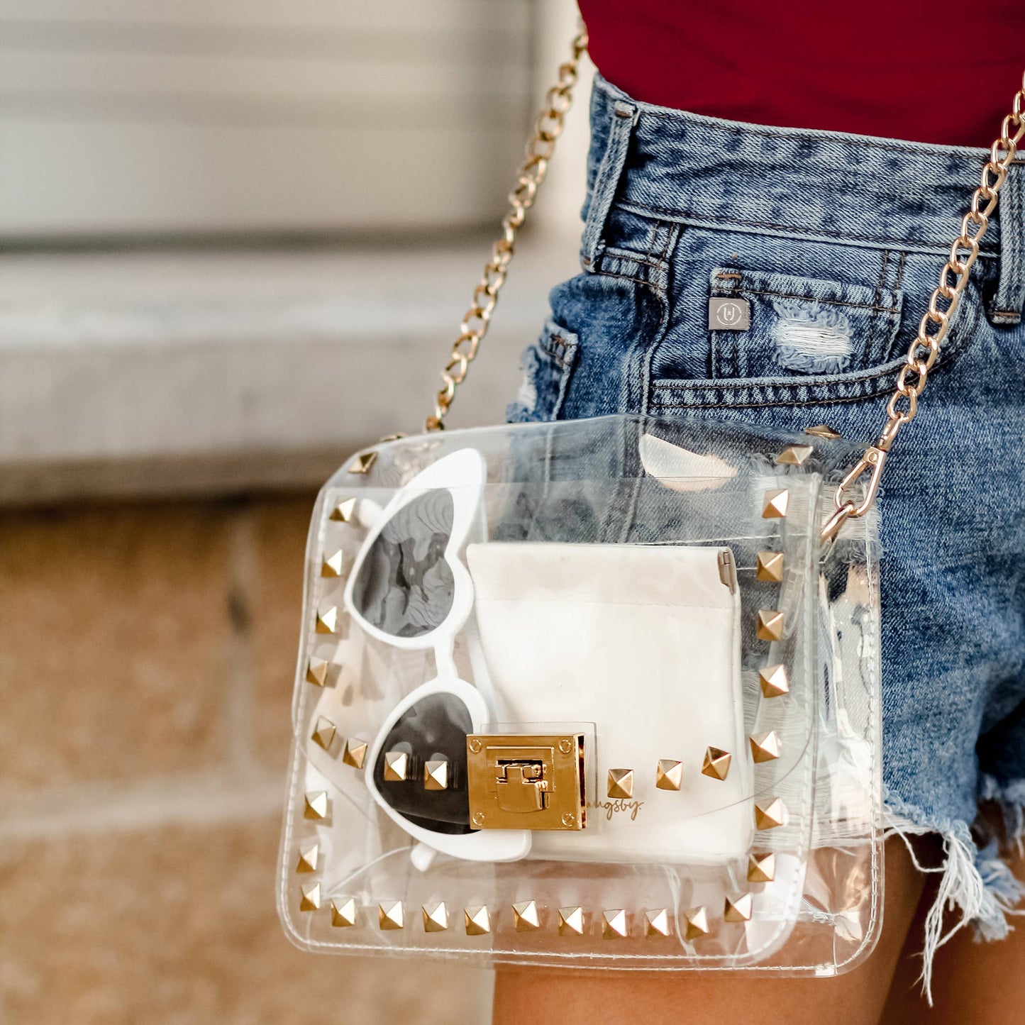 Clear Crossbody Stadium Purse