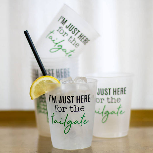 Tailgate frosted cup set