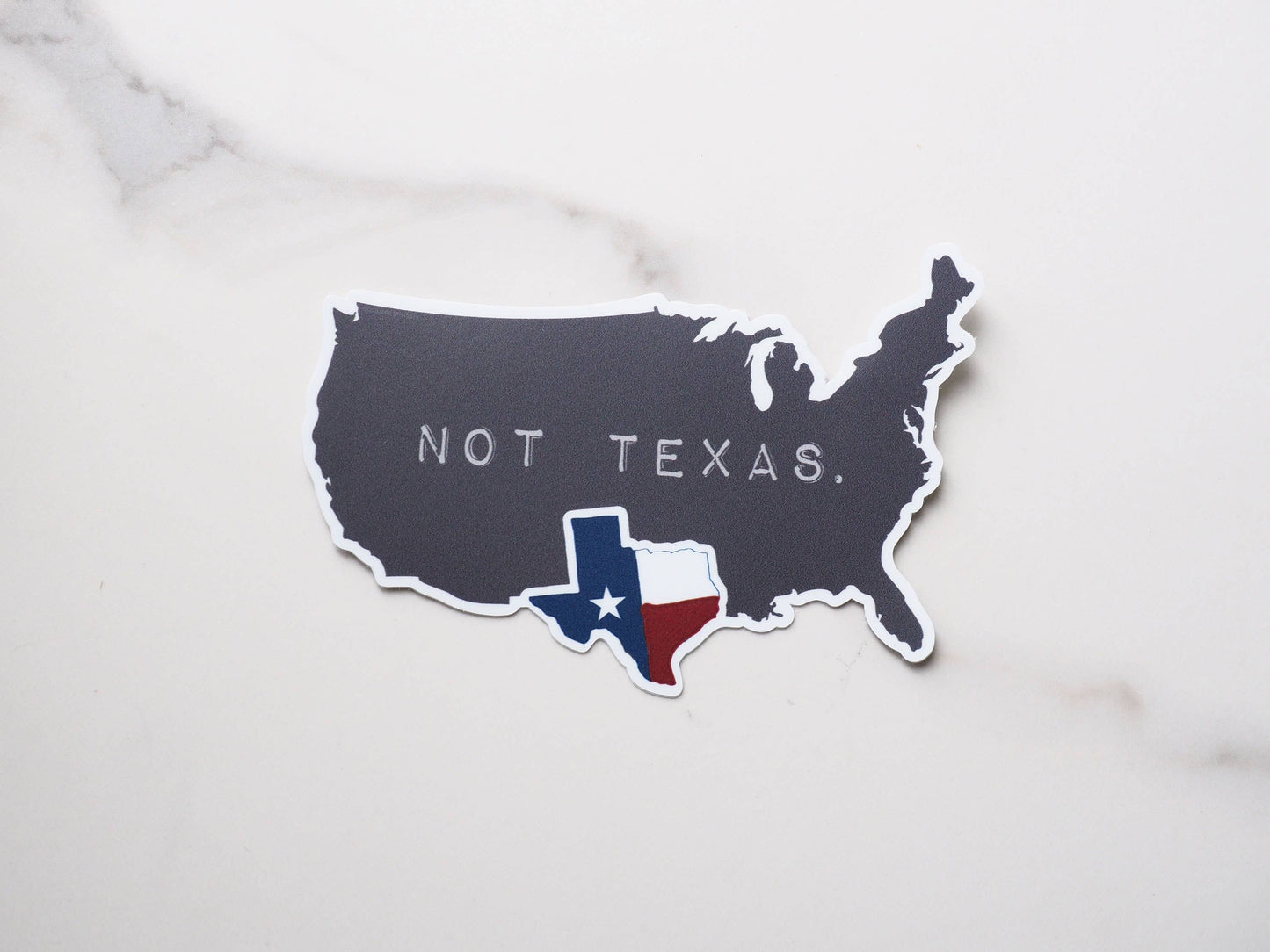 Sticker - Texas, Not Texas