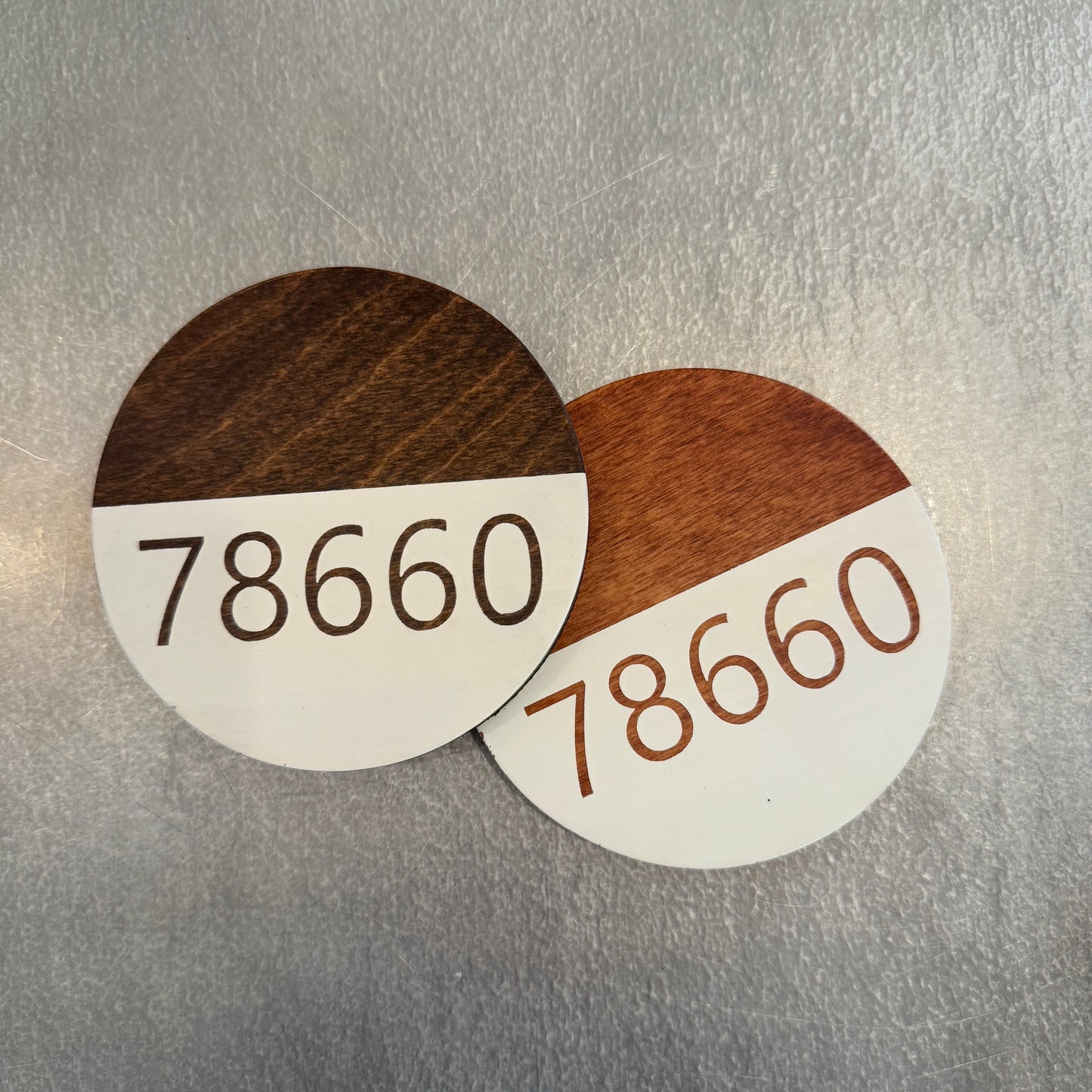 Round Zip Code Coasters