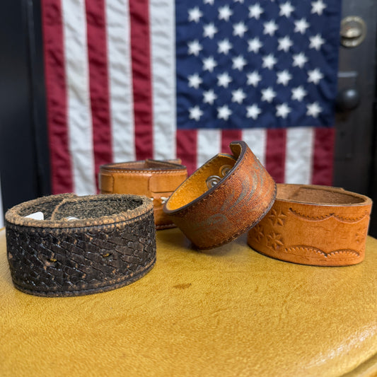 Men’s Handmade Leather Cuffs