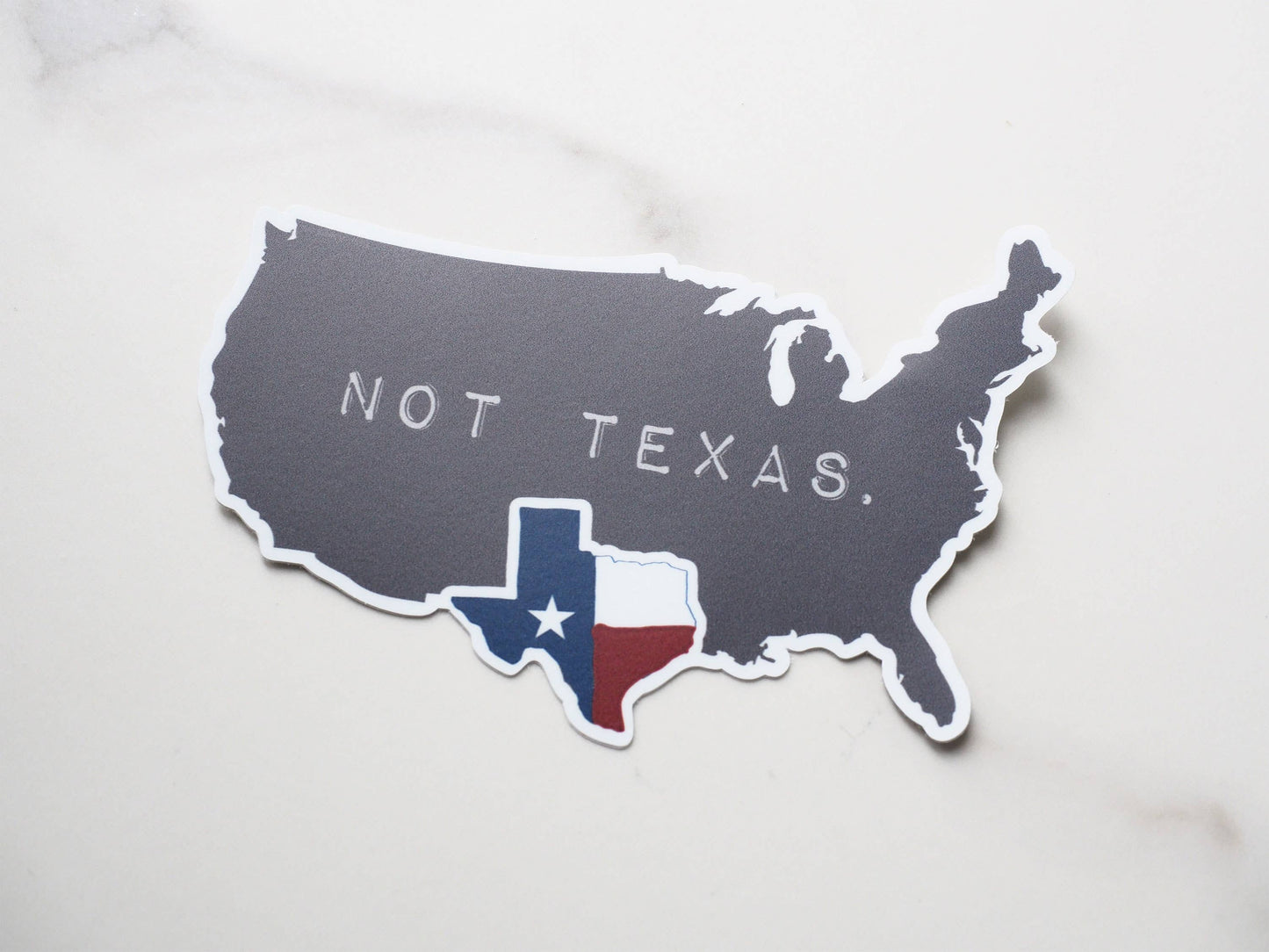 Sticker - Texas, Not Texas