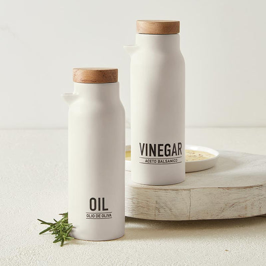 Oil and Vinegar Bottles - Matte