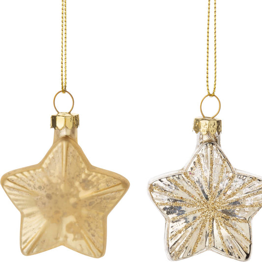 Glass Mini Star Ornament