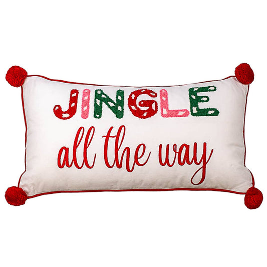 Jingle All the Way Lumbar Pillow